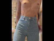 Preview 3 of I put on my jeans to piss in them
