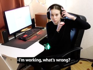Screen Capture of Video Titled: -I'm busy, I'll be free in an hour, be patient.