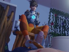 Tracer Knows Your Secret Footjob
