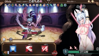 Arena Story Rouge e Princess Knight - Hanno messo il mio coniglietto su uno shibari!