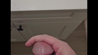 Stroking my cock