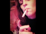 SMOKING GODDESS MILF  SMOKE INHALES AN EXHALES FOR DADDY'S PLEASURE