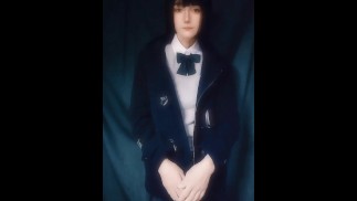 男の娘オナニー Japanese crossdresser teasing