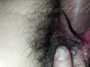 Preview 4 of I get fucked doggy style in my hairy wet pussy and cum like a slut! 💦💦💦 Loud moaning