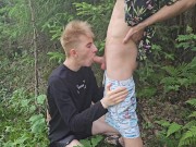 Preview 3 of Gave a guy a blowjob in the forest