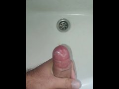 I jerk off my big and thick penis