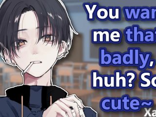 Dominant Delinquent makes you HIS Plaything😈(ASMR M4F)(NSFW)(Preview)(Teasing)(Making out)