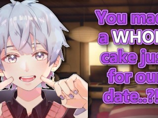 First Date with your Wholesome Crush😍(ASMR)(Friends to Lovers)(Wholesome)(Casual)(You made a Cake!)