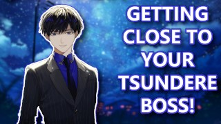 Getting Close to your Tsundere Boss!(M4F)(ASMR)(Confession)(Comfort)(Colleagues to Lovers)(Romance)