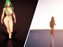 MMD R18 Sexy Walk Compilation / Split Screen - Screenshot 4 of 16 - Hentai