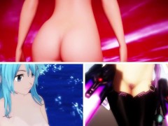 MMD R18 Sexy Walk Compilation / Split Screen - Screenshot 7 of 16 - Sexy