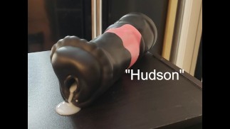 Taking "Hudson" The Horse Cock Stroker For A Ride On My Lady Dick
