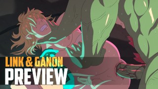 Fucking Hyrule's Power Bottom Link & Ganon ANIMATION Extended Preview