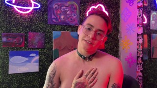 ASMR Ochtend meditatie en genderneutrale JOI / cum countdown VOLLEDIGE VIDEO
