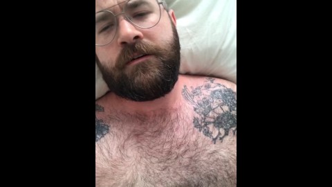 Hairy Daddy Stroking and Cumshot Compilation