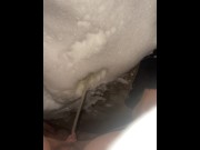 Preview 3 of I teased daddy at work so i had to pee in the snow