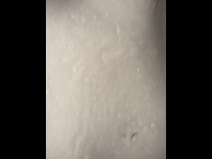 I teased daddy at work so i had to pee in the snow