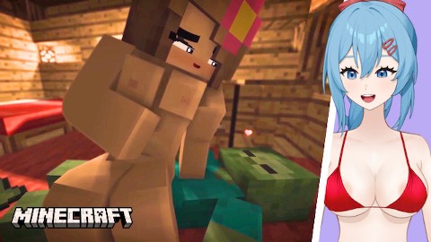 Reação pornográfica Vtuber! JENNY'S AVENTURA ESTRANHA - Minecraft