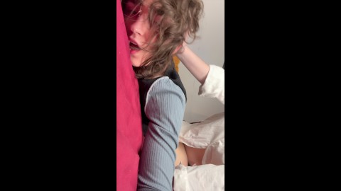 Femboy geneukt in haar kleine kont