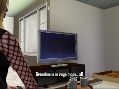 5 girls watch their nude tape on TV! Lesbian Movie Promo!