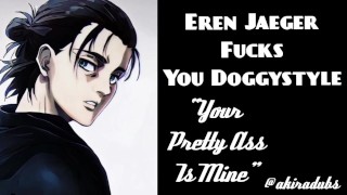 Eren Jaeger fode você em uma postagem doggystyle