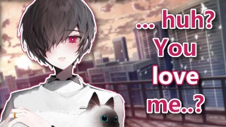 Teasing your Shy Yandere Boyfriend😳(ASMR)(Surprisingly Wholesome)(Blushing)(Cute)(You love me?)