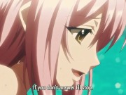 Preview 6 of Cutie with Big Tits and Pink Hair Likes to Suck Cock | Hentai