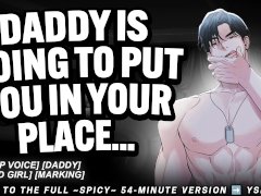 Riding Daddy's Dick While He Chokes You | AUDIO EROTICA | YSF | Male Moaning ASMR