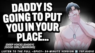 Riding Daddy's Dick While He Chokes You EROTICA YSF Male Moaning ASMR