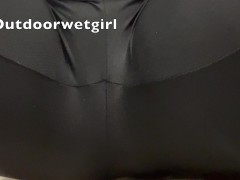 Pissing my pants on concrete floor