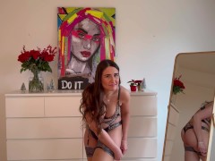 Sexy uncensored lingerie try on haul with Juliette Claire