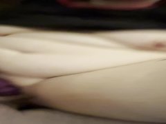 BBW stepmom milf fucked missionary while using vibrator his pov