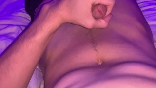LATINO 19yr OLD W ABS STROKES HIS BIG DICK