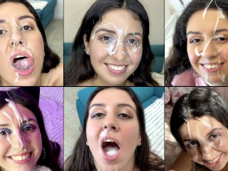 Best Cum on Face Compilation - 21 Cumshots!