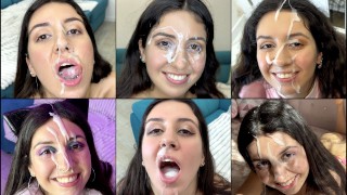 Best Cum on Face Compilation - 21 Cumshots!