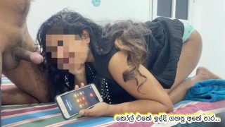 Sri Lankan Stepsis Hot Blowjob From The Country