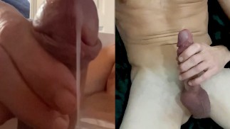Gerrysee training ejaculation retention. My balls are full, so I cum twice