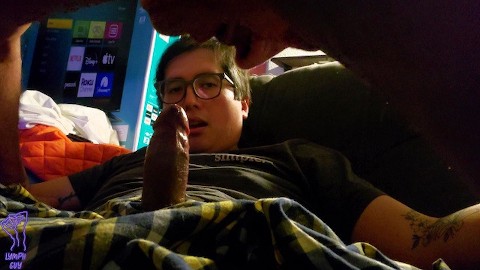 Gamer Boy Gets Cock Sucked by Daddy