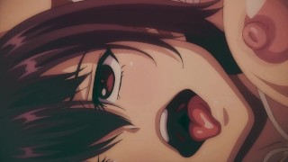 Big Boobed Beauty le gusta masturbarse y hacer la cara de Ahegao | Hentai