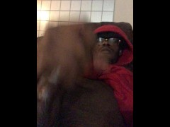 Getting a quick nut 🥜 off - Screenshot 5 of 16 - Big Black Cock