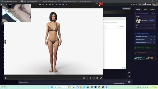 Tutorial 03 - faux nu, nu profond, fakenude Une journée ennuyeuse avec de gros Booty Latina se transforme en raw