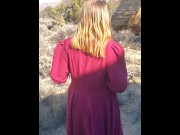 Preview 1 of Full Screen On The Hill FLDS Prairie Dress Nudity and Masturbation