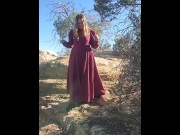 Preview 4 of Full Screen On The Hill FLDS Prairie Dress Nudity and Masturbation