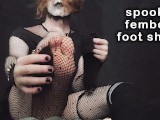 ⊹ spooky femboy foot show ⊹