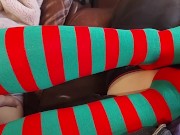 Preview 5 of Late Christmas Footjob Video