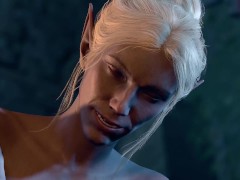 Baldur's Gate 3 (bg3) Lae'zel and Minthara Romance Scene - Screenshot 15 of 16 - Romance
