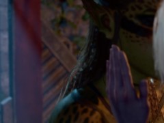 Baldur's Gate 3 (bg3) Lae'zel and Minthara Romance Scene - Screenshot 6 of 16 - Balder S Gate