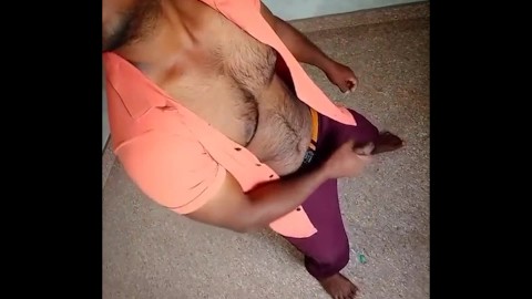 Indian village boy showing his dick