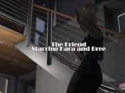 Preview 2 of The Friend Starring Kara and Bree: Blowjob, brake failure, and riding animation