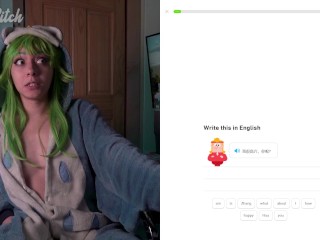 Duolingo but Everytime I Lose, I Fuck myself | NSFW let's Play